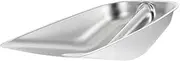 UPKOCH Multi Functional Stainless Steel Grain Shovel Compact and Lightweight Food Feeding Tool for Outdoor Snow and Mud Removal Easy to Carry Durable Design for Home Use