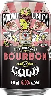 BROOKVALE UNION BOURBON AND COLA 6% 24 330ML CANS