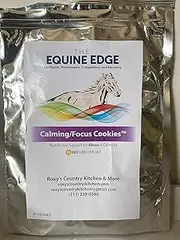T.H.E. Equine Edge Calming/Focus Cookies - Natural Horse Supplements for Calming & Focus, 30 Cookies
