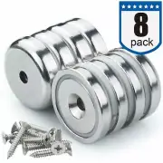 Cup Magnets, 20 LBS Holding 20mmx 7mm screws Super Strong Neodymium