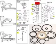 O-Ring Rebuild Kit for Paslode 3250 F16 Finish Nailer With Cylinder Seal...