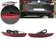 2x For Mazda3 Axela 2019-2021 Rear Bumper Brake Light Dynamic Turn Signal Lamp