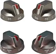 DG94-03500A/Z (4PCS) for Samsung Stove Knob Replacement, DG94-03500Y DG94-03500Z for Samsung Electric Stove/Oven Knobs Replacement, Compatible with NE63T8111SG/AA NE63T8311SG/AA