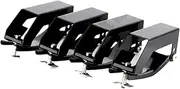 Car Roof Luggage Rack Cross Bar 4 PCS Universal Luggage Frame Fastener Clip with Cushion Rubber Strip Clip Claw Bracket