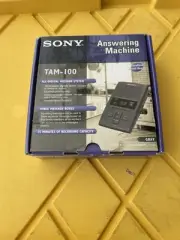 Sony TAM-100 VTG Home Telephone Digital Answering Machine Gray NEW