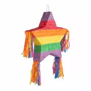 Rainbow Star Pinata, Party Decor, 1 Piece