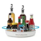 12 Inch Lazy Susan Organizer, Lazy Susan Turntable for Cabinet Organizer, Ver...