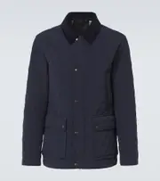 [Burberry] Burberry Corduroy-trimmed field jacket AU 87 blue