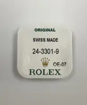 Genuine NOS Rolex White-Gold Crown 243 24-3301-9 Factory Sealed