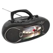 Naxa NDL-287 7 in. Bluetooth DVD Boombox & TV