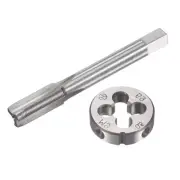M9x0.5mm Metric Tap and Die Set HSS Machine Thread Tap with Round Die