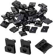 Ymaiss 200packs Photo Frame Hanging Clip S Hook Back Plate Photo Wall Hanger Stencil Plate Hooks Sturdy Serrated Clips S-Shaped Metal Picture Hanging Clips Sawtooth Hanger for Frames Picture Hanging