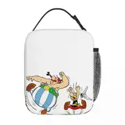 c484 Asterix And Obelix Lunch Bags Insulated Lunch Tote Portable Bento Box Resuable Picnic Bags for Woman Work Kids School k484