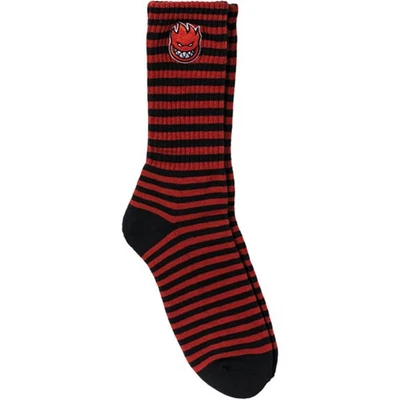 Spitfire Wheels Eternal Fill Emblem Stripe Crew Socks