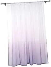 STOBAZA Gradient Sheer Window Curtains Elegant Purple Drapes for Privacy Natural Light Versatile Valance for Bedroom Bathroom Decor