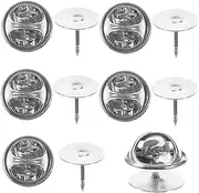 [BEBEMOKO] Metal Pin Backs Insignia Clutch Pin Pin Backs Locking Locking Pin Badge Backs Stainless Steel