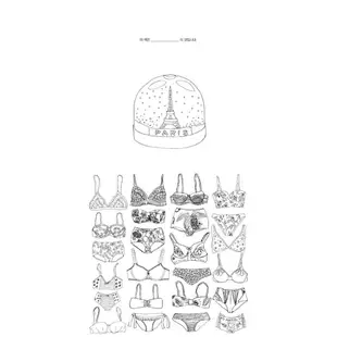 巴黎的秘密【贈24色鉛筆】繪畫本 秘密花園魔法森林奇幻夢境曼陀羅環遊世界美味食光 著色本【M104】博萊品