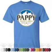 Pappy Daddy Needs A Beer Logo Father's Mother's Day Dad Mom Unisex Tshirt