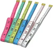 Measuring Tape for Body, 6Pcs Soft Tape Measure for Body Sewing Fabric Tailor