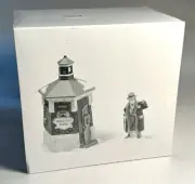 Dept 56 Brixton Road Watchman NEW Retired Dickens Village 58390 Set of 2 Pcs NIB