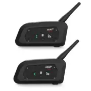 EJEAS V6 Pro Motorcycle Helmet Intercom 1200M Duplex Interphone Headset Riding W