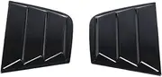 Car Rear Side Window Louver Cover Accessories Compatible for Dodge Charger 2011-2023 Black