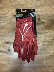 Nike Superbad Football Team Gloves Arkansas Razorbacks Size XXL
