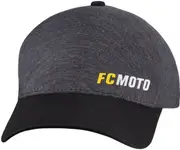 FC-Moto Logo-C Cap, black-grey, Size L XL for Men Black Grey