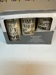 Family-Ho Flameless Candles Led Battery Pillar Candles With Built In Timer