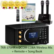 TJ Media TKR-370HK Home Karaoke Machine+ DCOM COBA Wireless Mic+Remote+Song Book