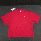 Nike X JACQUEMUS Le Swoosh Tee Dark Red FJ3477-657 Unisex Size Medium NWT