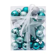 30pcs/set Christmas Bauble Balls Pendant Xmas Tree Hanging Ornament Star Topper Noel Navidad Decoration for Home New Year Gift
