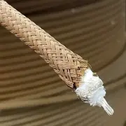 RG-115 RG115 RF Coaxial Cable High Temprature 200c DC-12.4GHZ 50Ohm, 1meter