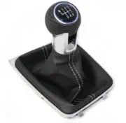 Genuine VW Golf Mk7 Manual 6 Speed Ball Gear Shift Knob & Boot Blue