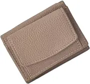 [TFPOGOLD] 2024 New Preliminary Wallet With Coin Pouch, RFID Wallet Women Small Trifold Mini Leather Wallet for Women, Brown, 10*7.5*2cm/3.9*2.9*0.8in, Fashion