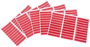 PENIKOKO 5Sheets Double Sided Clear Nail Tape Holders for Nail Art Display Durable Transparent Adhesive Strips for Professional Use for Nail Salons and DIY Nail Designs