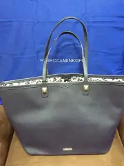 REBECCA MINKOFF "NEW" EVERYWHERE TOTE AND DUSTBAG MIDNIGHT BLUE "NWT" msrp$295