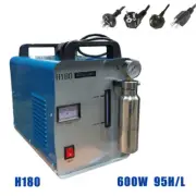 Oxy-Hydrogen Generator Flame Water Welder H180+Double Gun 220V Polishing Machine