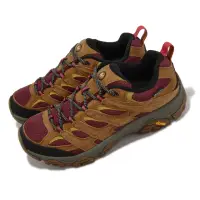 在飛比找momo購物網優惠-【MERRELL】戶外鞋 Moab 3 GTX 男鞋 棕 紅