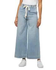 Joe's Jeans The Addison High Rise Cropped Wide Leg Jeans in Admiration