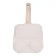 US Enlarged 40*19Cm Non-Stick Egg Hamburger Frying Pan Flat Induction Cooker Uni