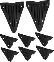 Toddmomy Plastic Speaker Corner Guards 8 Pcs Stage Speaker Edge Protectors Right Angle Protection for Amplifier Easy Setup