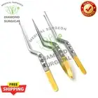 Set Of 3 Yasargil Micro Bayonet Scissor + Tumor Grasping Forceps 9"
