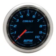 Autometer Cobalt Tachometer In Dash - 10,000 RPM, 3 3/8 Inch, AU6297