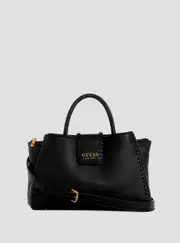 GUESS Black Libera Girlfriend Satchel Bag