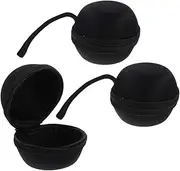 Ciieeo 3pcs Storage Bag Gyro Ball Storage Case Gyro Ball Protection Case Eva Black