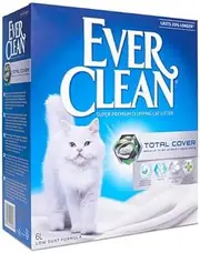 EVERCLEAN Cat Sand (Authorized Dealer Product), Total Cover, Fine Granular, Unscented Type, 2.3 gal (6 L) (Sold Individually)