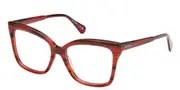Max & Co. MO5130 068 Women’s Glasses Red Size 53 - Private Health Rebate - Blue Light Block Available