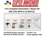 Super Nintendo Cap Kit / SMD Restoration Kit / SNS-CPU-GPM-01 and GPM-02