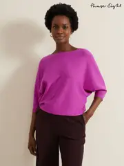 Phase Eight Purple Cristine Knit Jumper (E14414) | $113
